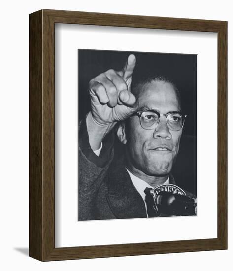 Fiery Speech, Harlem, 1963-null-Framed Art Print