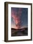 Fiery sunset clouds in Sonoma-Belinda Shi-Framed Photographic Print