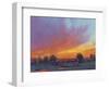 Fiery Sunset II-Tim O'toole-Framed Art Print