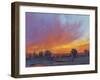 Fiery Sunset II-Tim O'toole-Framed Art Print