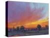 Fiery Sunset II-Tim O'toole-Stretched Canvas