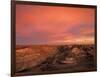 Fiery Sunset, Theodore Roosevelt National Park, North Dakota, USA-Chuck Haney-Framed Photographic Print