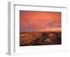 Fiery Sunset, Theodore Roosevelt National Park, North Dakota, USA-Chuck Haney-Framed Photographic Print