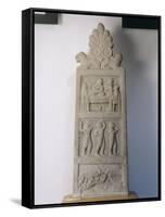 Fiesole Stele with Anthemion, 5th Century B.C.-null-Framed Stretched Canvas