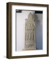 Fiesole Stele with Anthemion, 5th Century B.C.-null-Framed Giclee Print