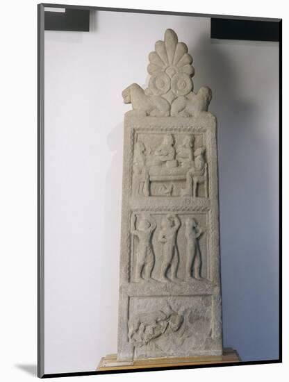 Fiesole Stele with Anthemion, 5th Century B.C.-null-Mounted Giclee Print