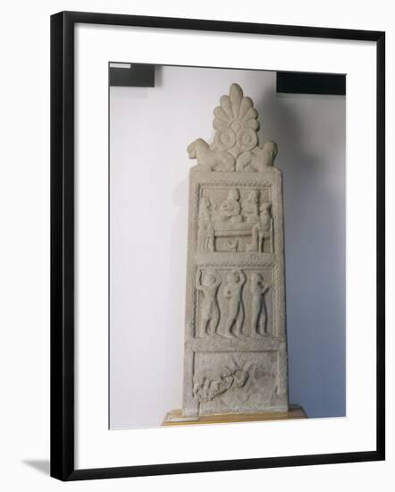 Fiesole Stele with Anthemion, 5th Century B.C.-null-Framed Giclee Print