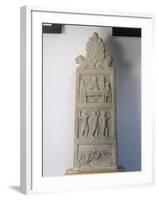 Fiesole Stele with Anthemion, 5th Century B.C.-null-Framed Giclee Print