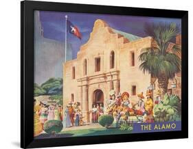 Fiesta at the Alamo-null-Framed Art Print