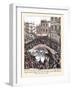 Fiesta Batalla Popular Para Ocupar Los Puentes De Venecia-Habiti D’Hvomeni Et Donne Venetiane 1609-Franco Giacomo-Framed Art Print