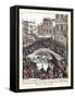 Fiesta Batalla Popular Para Ocupar Los Puentes De Venecia-Habiti D’Hvomeni Et Donne Venetiane 1609-Franco Giacomo-Framed Stretched Canvas