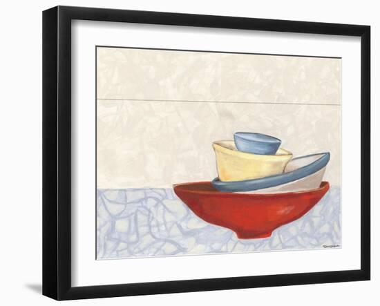 Fiesta Bowls II-Vanna Lam-Framed Art Print