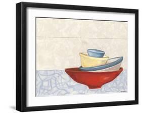 Fiesta Bowls II-Vanna Lam-Framed Art Print