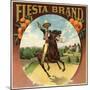 Fiesta Brand - California - Citrus Crate Label-Lantern Press-Mounted Art Print