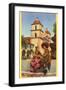 Fiesta Days, Santa Barbara, California-null-Framed Art Print