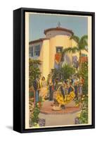Fiesta Days, Santa Barbara, California-null-Framed Stretched Canvas