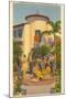 Fiesta Days, Santa Barbara, California-null-Mounted Art Print