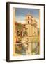 Fiesta Days, Santa Barbara, California-null-Framed Art Print