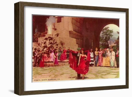 Fiesta Days, Santa Barbara, California-null-Framed Art Print