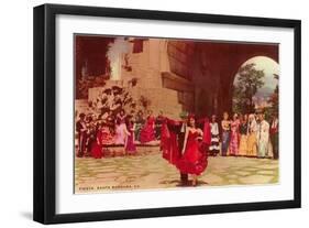 Fiesta Days, Santa Barbara, California-null-Framed Art Print