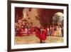 Fiesta Days, Santa Barbara, California-null-Framed Premium Giclee Print