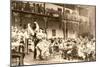 Fiesta Days, Spanish Dancers, Santa Barbara, California-null-Mounted Art Print