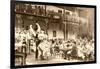 Fiesta Days, Spanish Dancers, Santa Barbara, California-null-Framed Art Print