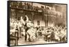 Fiesta Days, Spanish Dancers, Santa Barbara, California-null-Framed Stretched Canvas