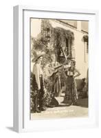 Fiesta Days, Women Singing, Santa Barbara, California-null-Framed Art Print