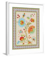 Fiesta Floral Tapestry-A-Jean Plout-Framed Giclee Print