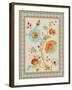 Fiesta Floral Tapestry-A-Jean Plout-Framed Giclee Print