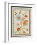 Fiesta Floral Tapestry-A-Jean Plout-Framed Giclee Print