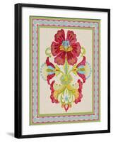 Fiesta Floral Tapestry-C-Jean Plout-Framed Giclee Print