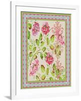 Fiesta Floral Tapestry-D-Jean Plout-Framed Giclee Print