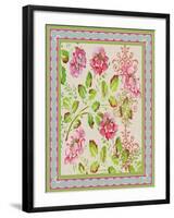 Fiesta Floral Tapestry-D-Jean Plout-Framed Giclee Print