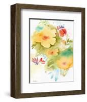 Fiesta Flowers-Sheila Golden-Framed Art Print