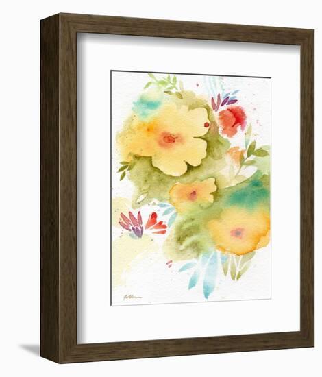 Fiesta Flowers-Sheila Golden-Framed Art Print