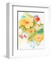 Fiesta Flowers-Sheila Golden-Framed Art Print