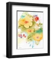 Fiesta Flowers-Sheila Golden-Framed Art Print