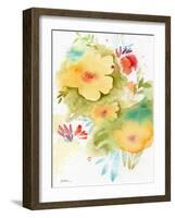 Fiesta Flowers-Sheila Golden-Framed Art Print