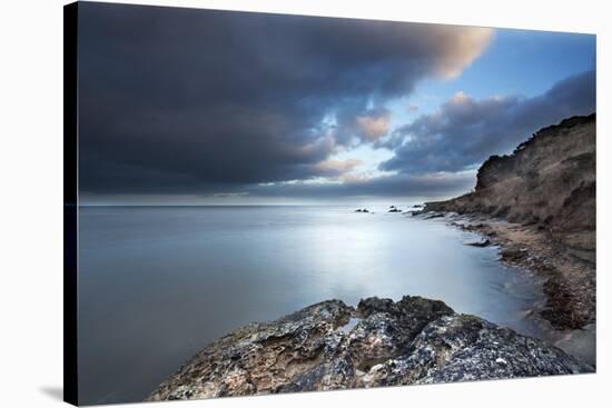 Fife Coast at Dusk Near St. Andrews, Fife, Scotland, United Kingdom, Europe-Mark-Stretched Canvas