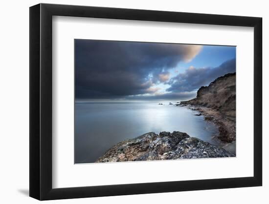 Fife Coast at Dusk Near St. Andrews, Fife, Scotland, United Kingdom, Europe-Mark-Framed Photographic Print