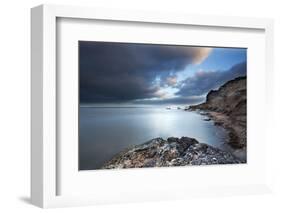 Fife Coast at Dusk Near St. Andrews, Fife, Scotland, United Kingdom, Europe-Mark-Framed Photographic Print