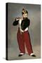 Fifer or Young Flautist-Edouard Manet-Stretched Canvas