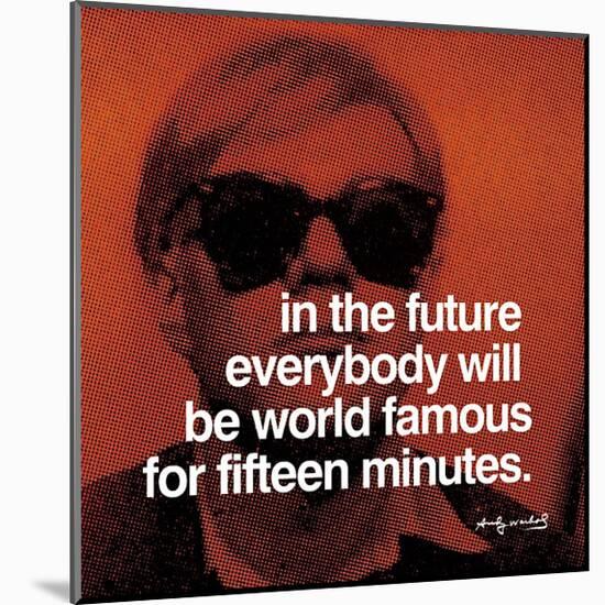 Fifteen Minutes-null-Mounted Giclee Print