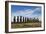 Fifteen Moai Statues Stand With Their Backs To The Sun At Tongariki, Easter Island, Chile-Karine Aigner-Framed Photographic Print