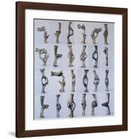 Fifteen Pairs of Hands, 1996-Bruce Nauman-Framed Art Print