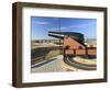 Fifteen Pound Cannon Aims over the Walls of Fort Pickens near Pensacola Bay, Florida-Colin D Young-Framed Photographic Print