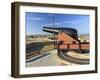 Fifteen Pound Cannon Aims over the Walls of Fort Pickens near Pensacola Bay, Florida-Colin D Young-Framed Photographic Print
