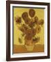 Fifteen Sunflowers-Vincent van Gogh-Framed Art Print